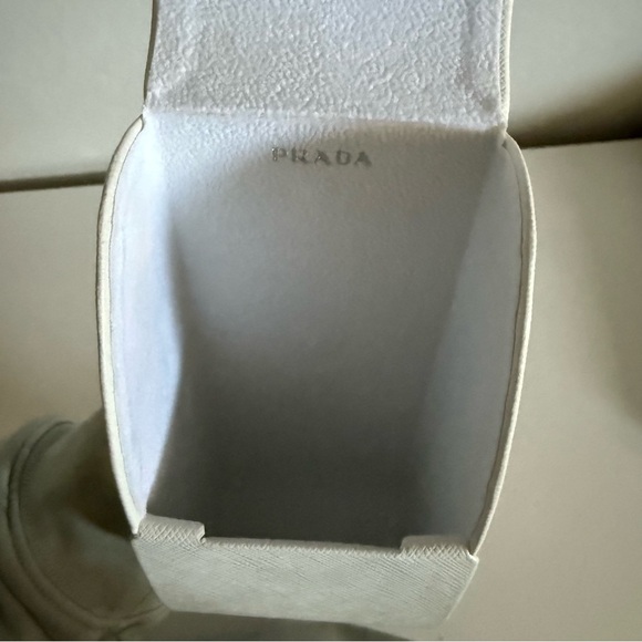 Prada SPR 27O Black Sculptural Swirl Arm Sunglasses Italy - Picture 9 of 14